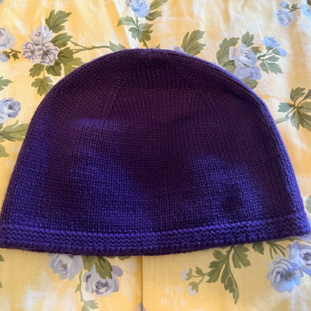 Echo Soft Purple Beanie Hat - Women's